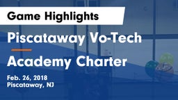 Piscataway Vo-Tech  vs Academy Charter Game Highlights - Feb. 26, 2018