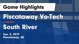Piscataway Vo-Tech  vs South River Game Highlights - Jan. 5, 2019