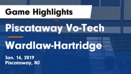 Piscataway Vo-Tech  vs Wardlaw-Hartridge Game Highlights - Jan. 16, 2019