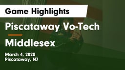 Piscataway Vo-Tech  vs Middlesex  Game Highlights - March 4, 2020