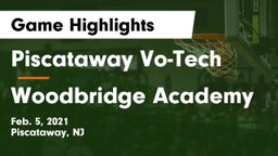 Piscataway Vo-Tech  vs Woodbridge Academy Game Highlights - Feb. 5, 2021