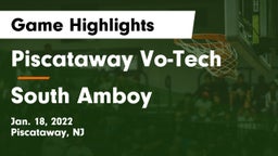 Piscataway Vo-Tech  vs South Amboy Game Highlights - Jan. 18, 2022