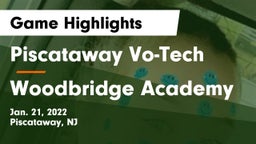 Piscataway Vo-Tech  vs Woodbridge Academy Game Highlights - Jan. 21, 2022
