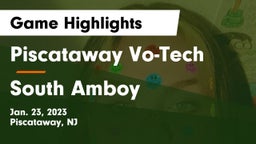 Piscataway Vo-Tech  vs South Amboy Game Highlights - Jan. 23, 2023