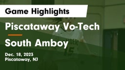 Piscataway Vo-Tech  vs South Amboy Game Highlights - Dec. 18, 2023