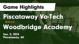 Piscataway Vo-Tech  vs Woodbridge Academy Game Highlights - Jan. 5, 2024