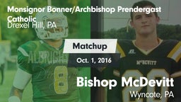 Matchup: Monsignor vs. Bishop McDevitt  2016