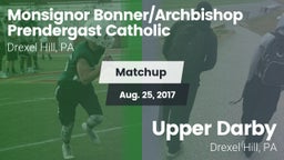 Matchup: Monsignor vs. Upper Darby  2017