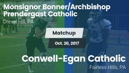 Matchup: Monsignor vs. Conwell-Egan Catholic  2017