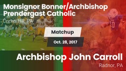 Matchup: Monsignor vs. Archbishop John Carroll  2017