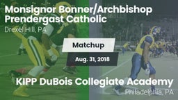 Matchup: Monsignor vs. KIPP DuBois Collegiate Academy  2018