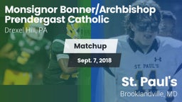 Matchup: Monsignor vs. St. Paul's  2018