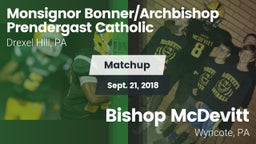 Matchup: Monsignor vs. Bishop McDevitt  2018
