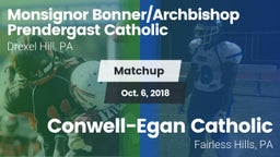 Matchup: Monsignor vs. Conwell-Egan Catholic  2018