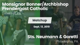 Matchup: Monsignor vs. Sts. Neumann & Goretti  2019