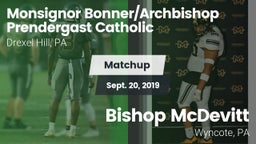 Matchup: Monsignor vs. Bishop McDevitt  2019