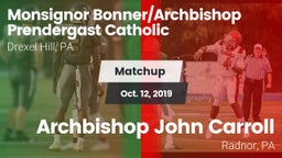 Matchup: Monsignor vs. Archbishop John Carroll  2019