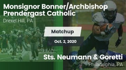 Matchup: Monsignor vs. Sts. Neumann & Goretti  2020