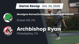 Recap: Monsignor Bonner/Archbishop Prendergast Catholic vs. Archbishop Ryan  2020