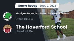 Recap: Monsignor Bonner/Archbishop Prendergast Catholic vs. The Haverford School 2022