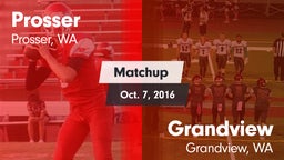 Matchup: Prosser  vs. Grandview  2016