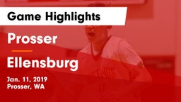 Prosser  vs Ellensburg  Game Highlights - Jan. 11, 2019