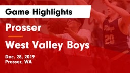 Prosser  vs West Valley  Boys Game Highlights - Dec. 28, 2019
