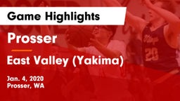 Prosser  vs East Valley  (Yakima) Game Highlights - Jan. 4, 2020