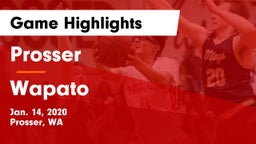 Prosser  vs Wapato  Game Highlights - Jan. 14, 2020