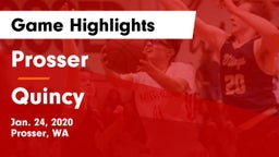 Prosser  vs Quincy  Game Highlights - Jan. 24, 2020