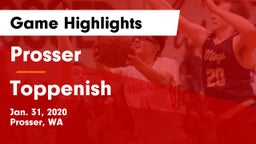 Prosser  vs Toppenish  Game Highlights - Jan. 31, 2020