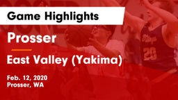Prosser  vs East Valley  (Yakima) Game Highlights - Feb. 12, 2020
