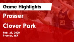 Prosser  vs Clover Park  Game Highlights - Feb. 29, 2020