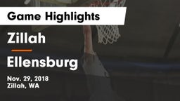 Zillah  vs Ellensburg  Game Highlights - Nov. 29, 2018