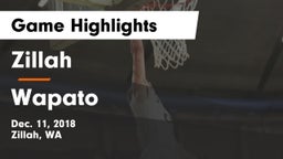 Zillah  vs Wapato  Game Highlights - Dec. 11, 2018