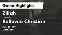 Zillah  vs Bellevue Christian  Game Highlights - Feb. 28, 2019