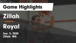 Zillah  vs Royal  Game Highlights - Jan. 3, 2020