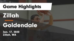 Zillah  vs Goldendale  Game Highlights - Jan. 17, 2020