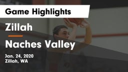 Zillah  vs Naches Valley  Game Highlights - Jan. 24, 2020