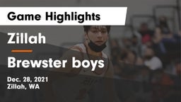 Zillah  vs Brewster boys Game Highlights - Dec. 28, 2021