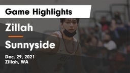 Zillah  vs Sunnyside Game Highlights - Dec. 29, 2021