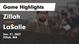 Zillah  vs LaSalle  Game Highlights - Jan. 21, 2022