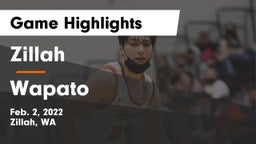 Zillah  vs Wapato  Game Highlights - Feb. 2, 2022