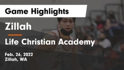 Zillah  vs Life Christian Academy  Game Highlights - Feb. 26, 2022