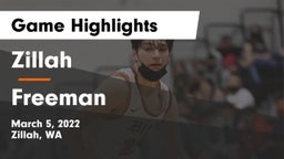 Zillah  vs Freeman  Game Highlights - March 5, 2022