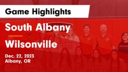 South Albany  vs Wilsonville Game Highlights - Dec. 22, 2023