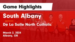 South Albany  vs De La Salle North Catholic  Game Highlights - March 2, 2024