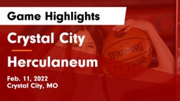 Crystal City  vs Herculaneum  Game Highlights - Feb. 11, 2022