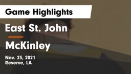 East St. John  vs McKinley  Game Highlights - Nov. 23, 2021