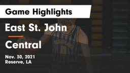 East St. John  vs Central  Game Highlights - Nov. 30, 2021